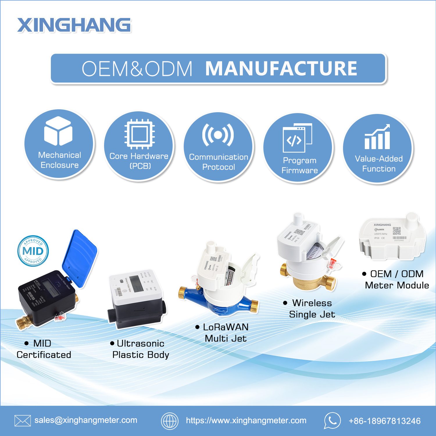 Water Meter OEM/ODM Manufacture & Service